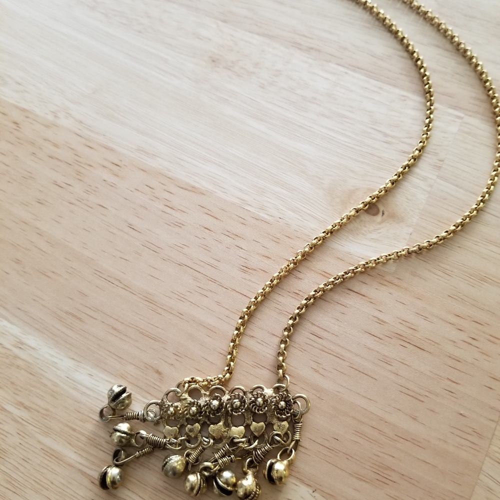 MOROCCAN ATLAS NECKLACE..24K PLATED.